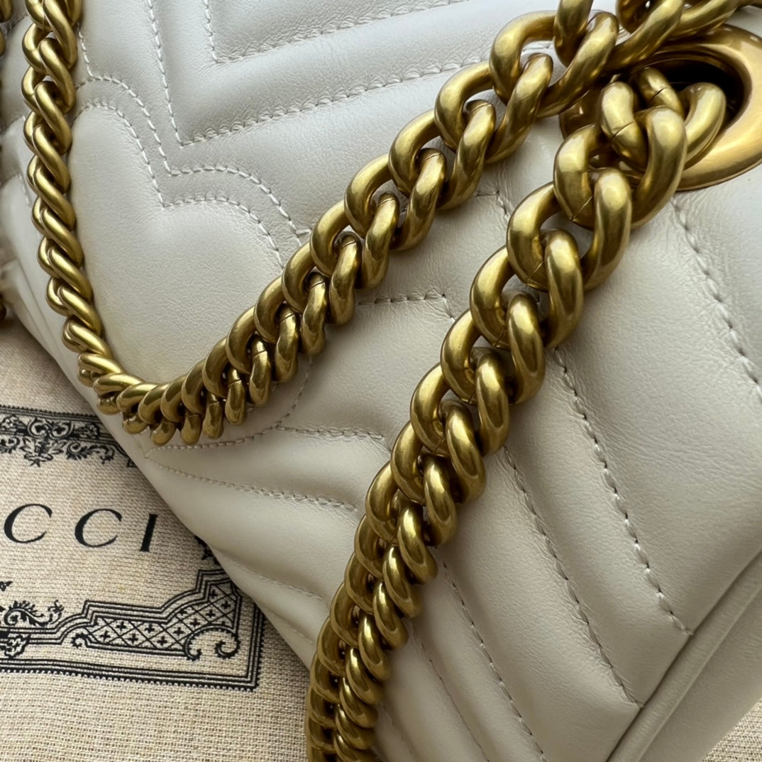 Sac Gucci Marmont Blanc