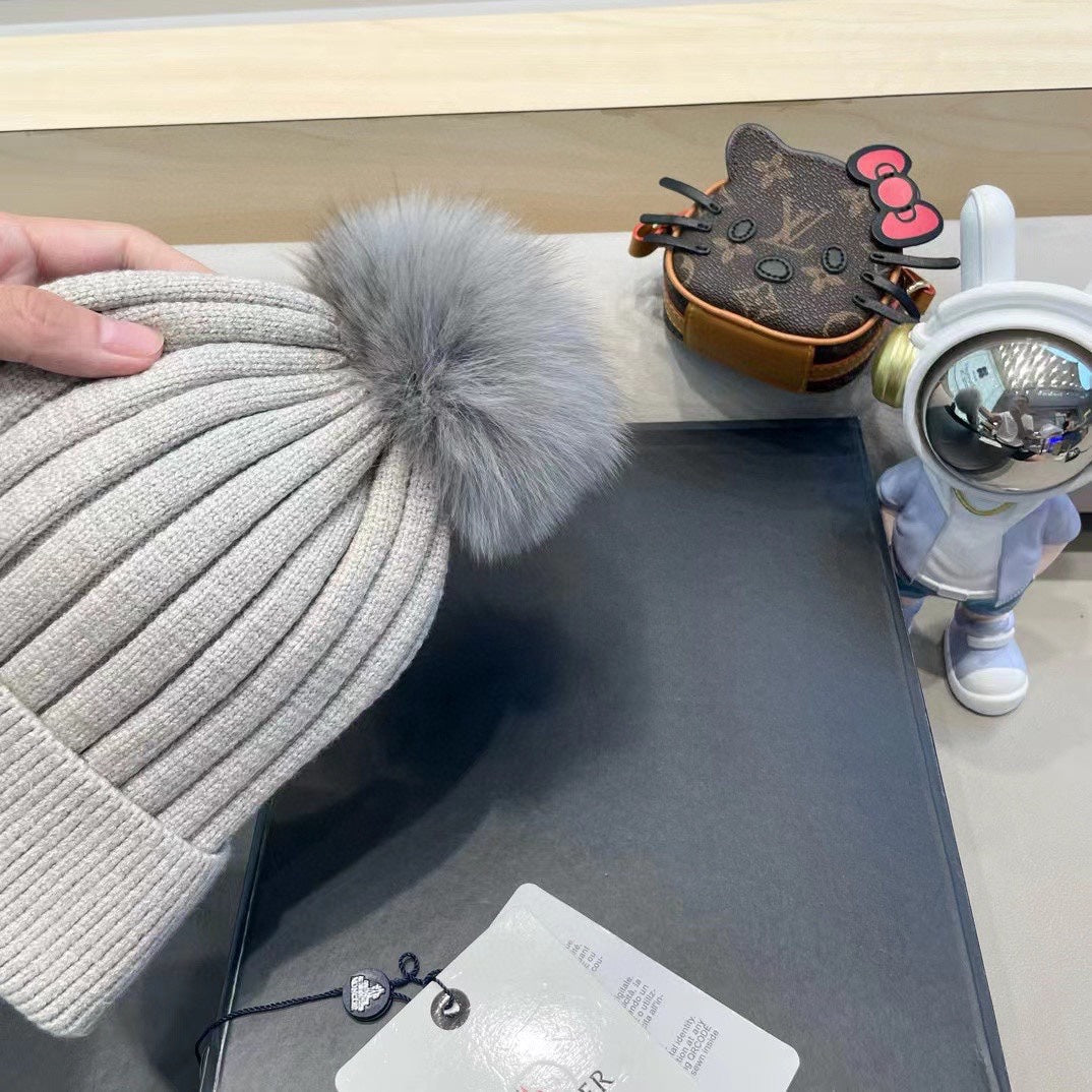 Bonnet Moncler Gris