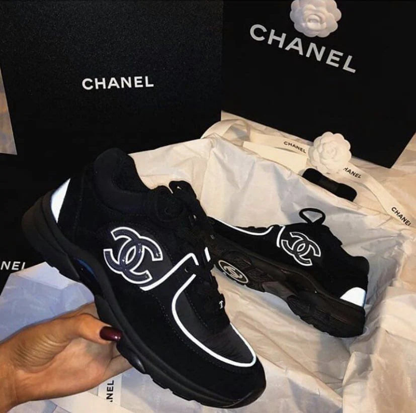 Chanel CC Runner Black Réflechissante