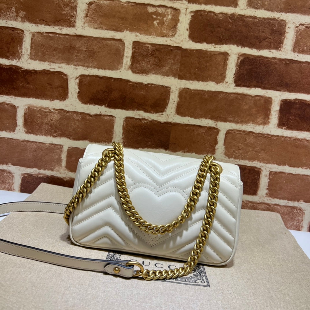 Sac Gucci Marmont Blanc