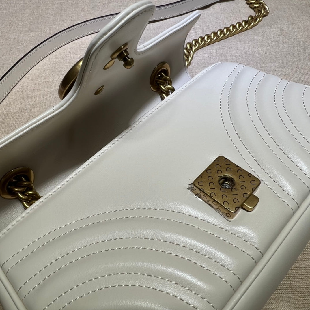 Sac Gucci Marmont Blanc