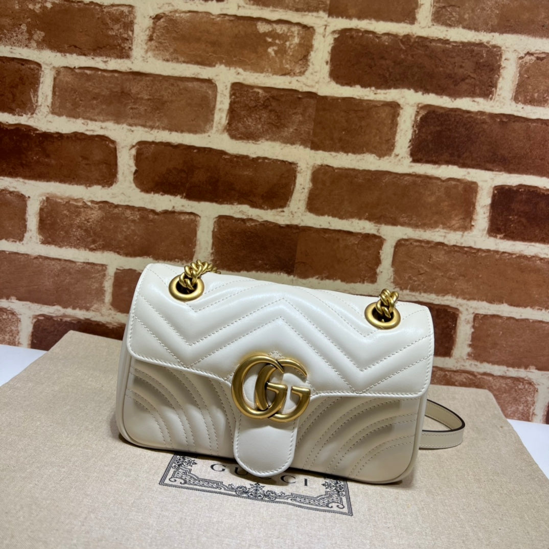 Sac Gucci Marmont Blanc