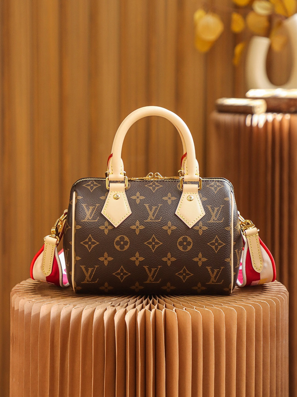 Sac LV Nano Speedy Rouge