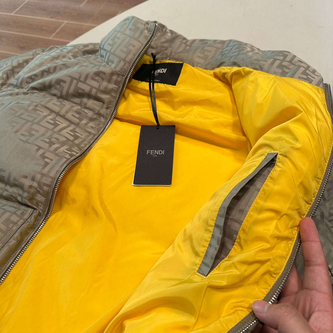 Doudoune Fendi Argenté