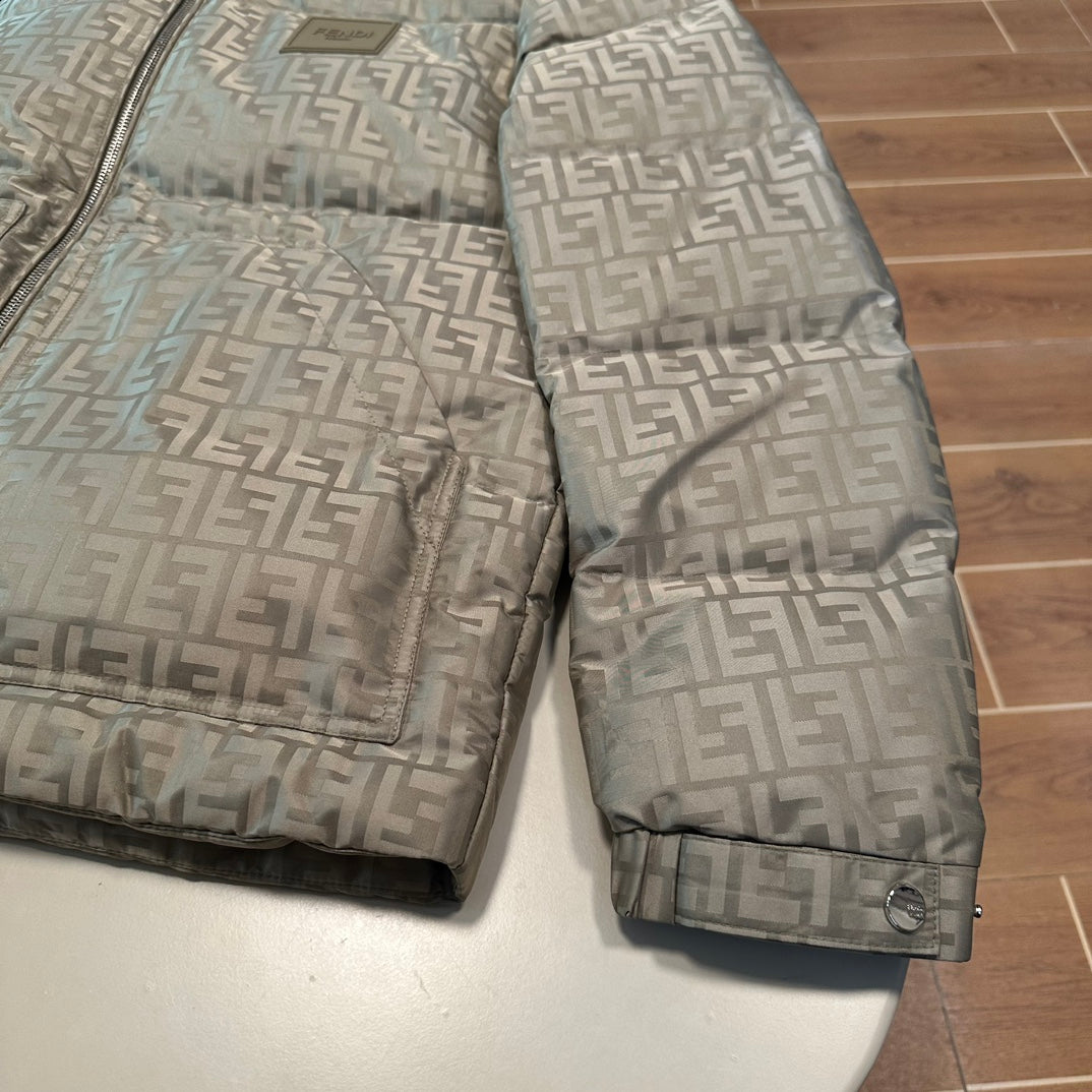 Doudoune Fendi Argenté