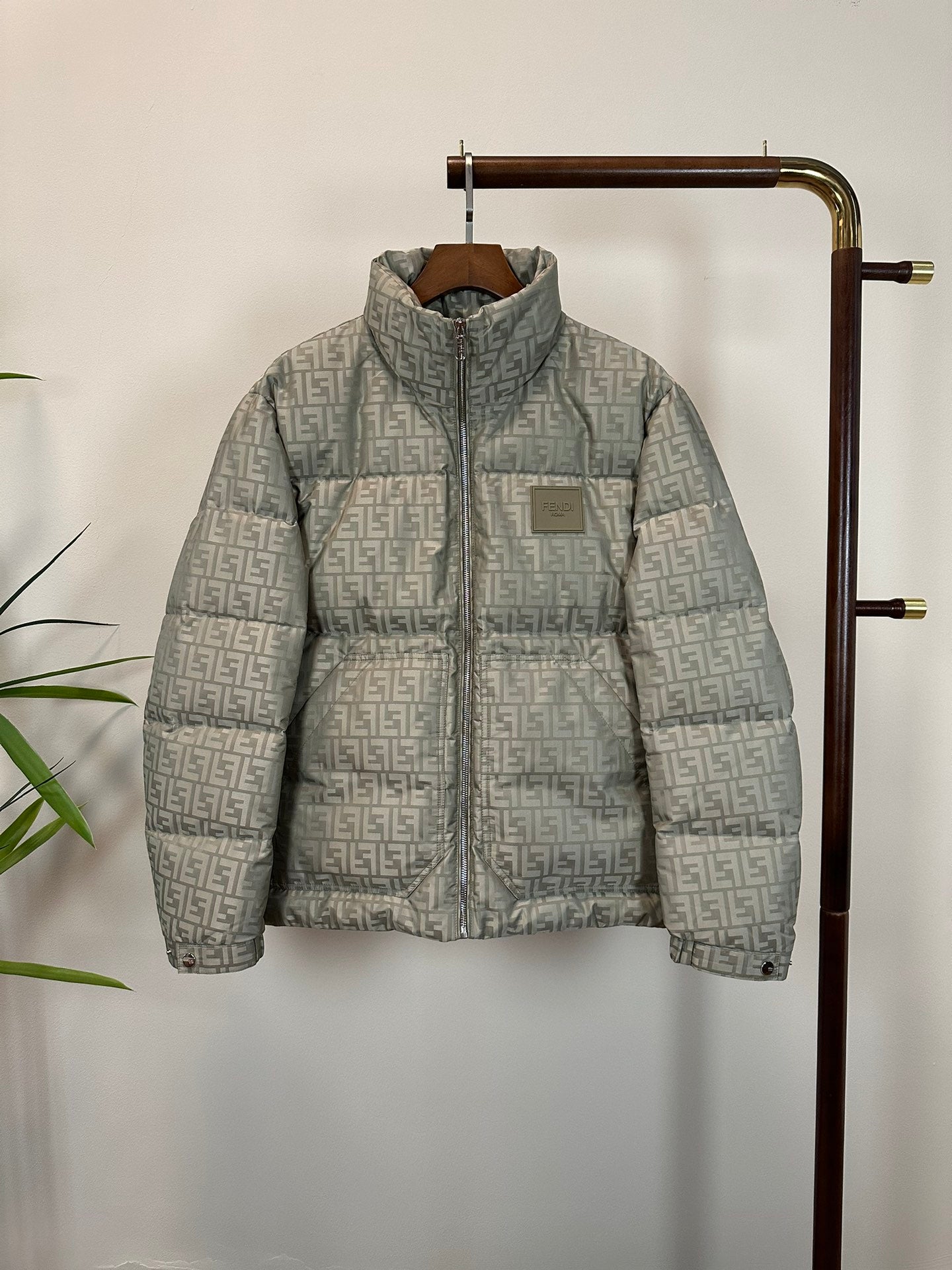 Doudoune Fendi Argenté