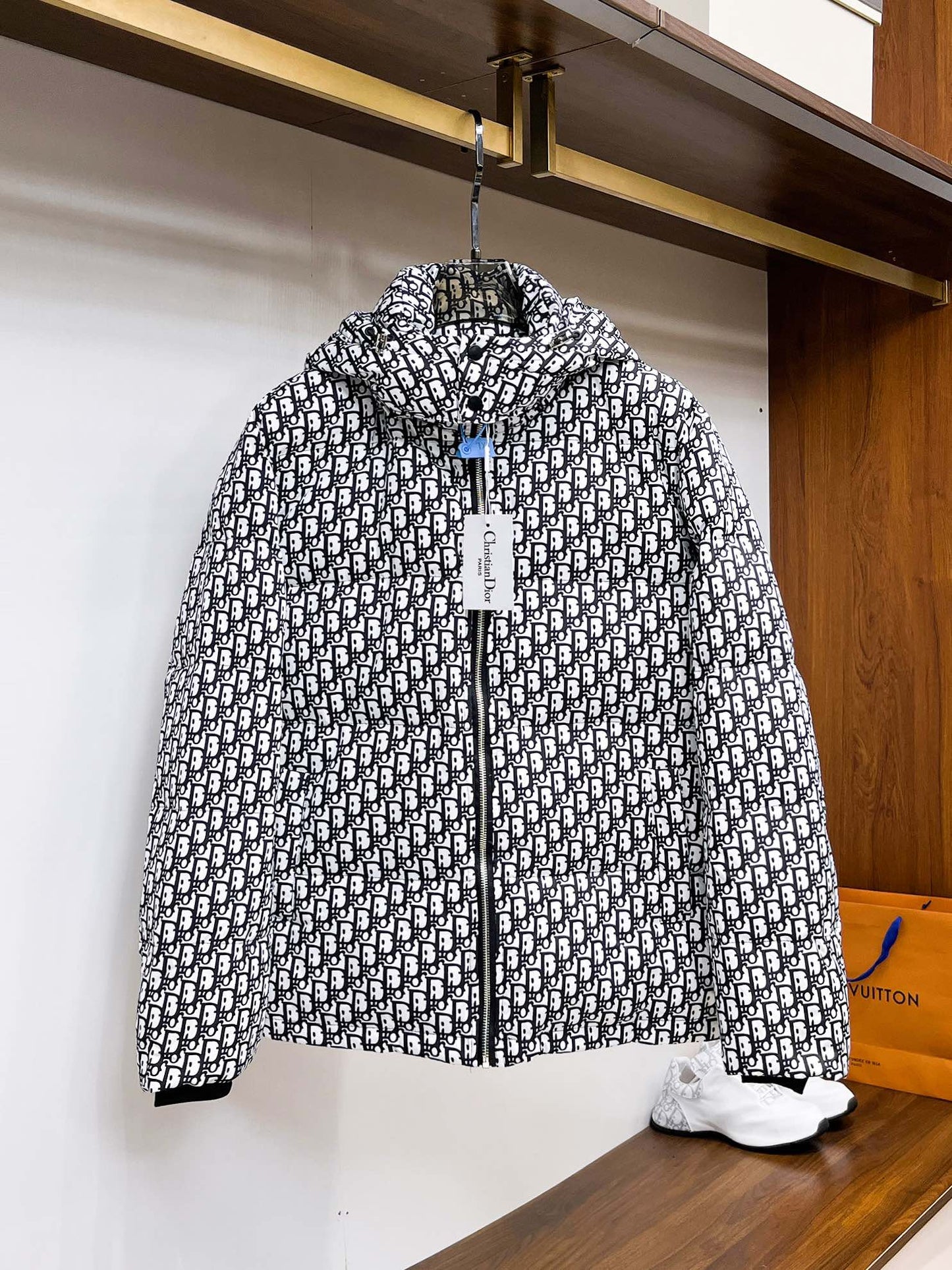 Doudoune Dior Blanc/Noir