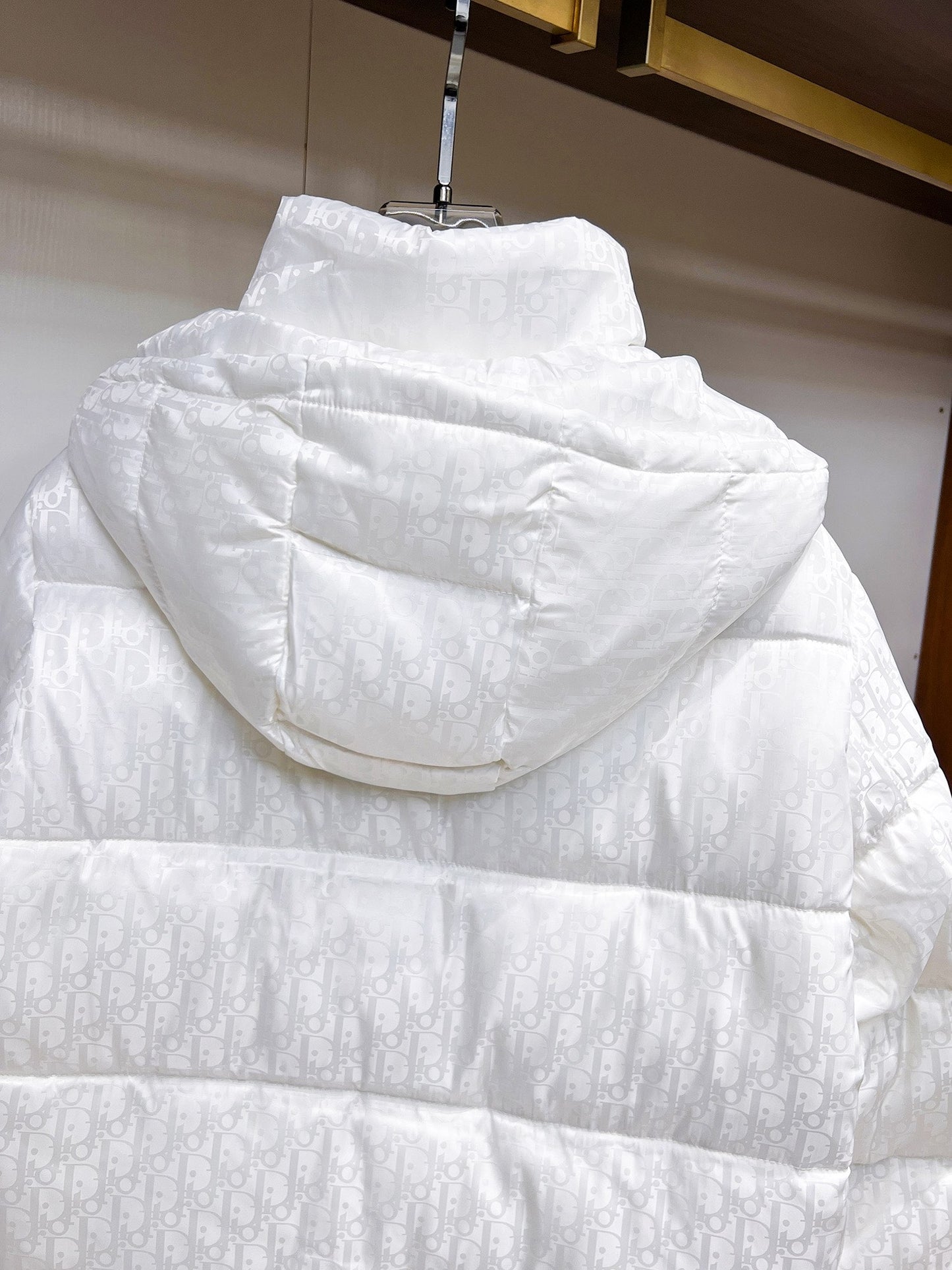 Doudoune Dior Oblique Jacquard Blanc