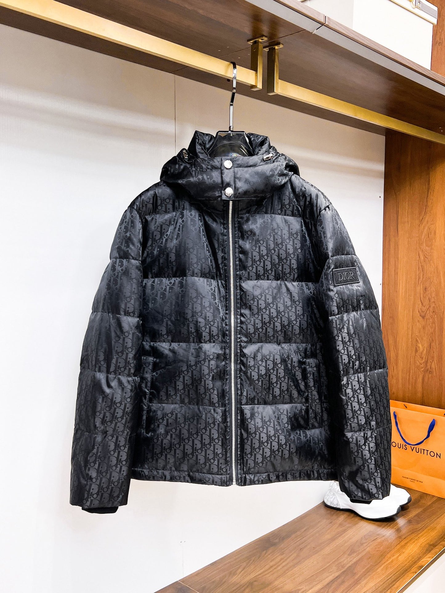 Doudoune Dior Oblique Jacquard Noir