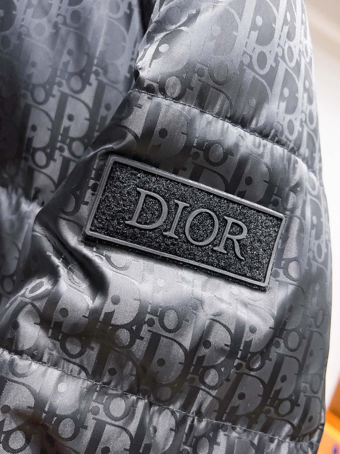 Doudoune Dior Oblique Jacquard Noir