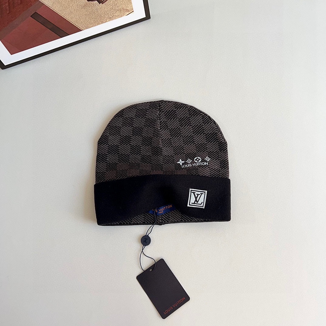 Bonnet LV Gris Foncé