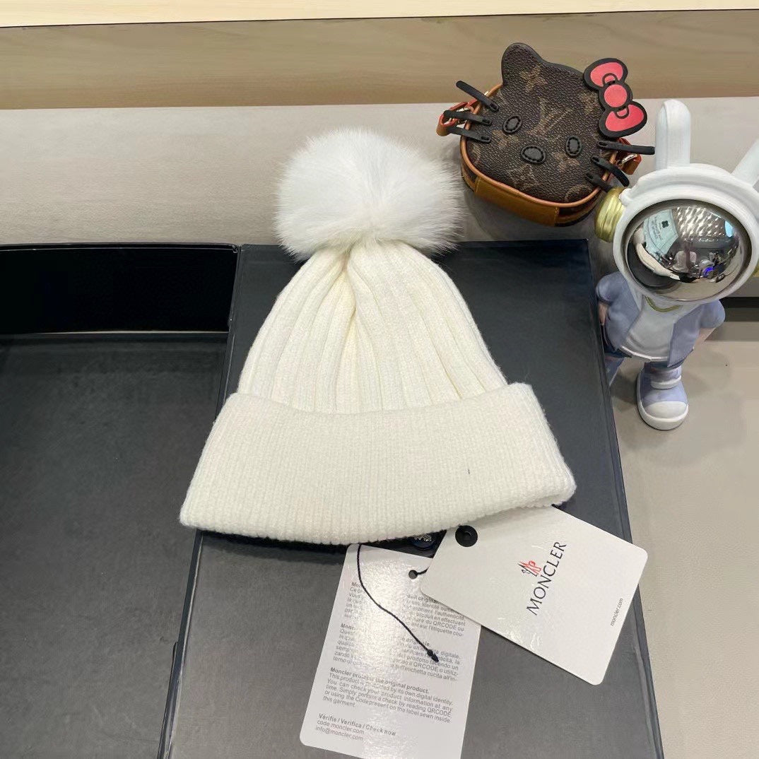 Bonnet Moncler Blanc