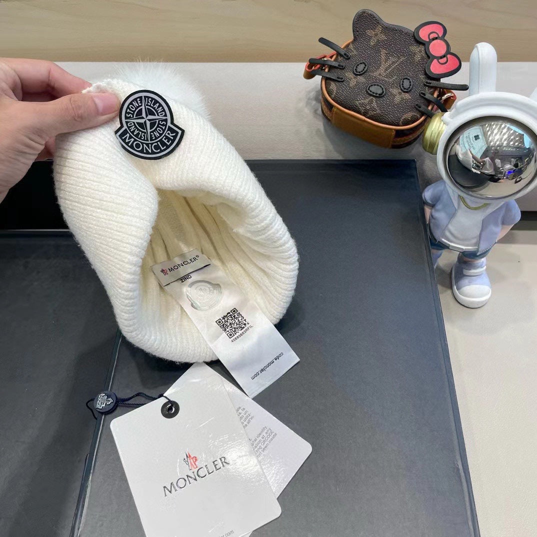 Bonnet Moncler Blanc