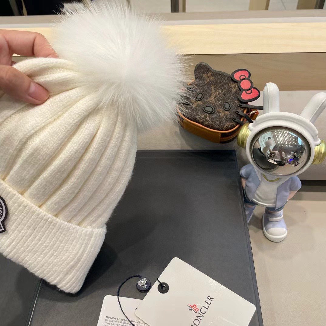 Bonnet Moncler Blanc
