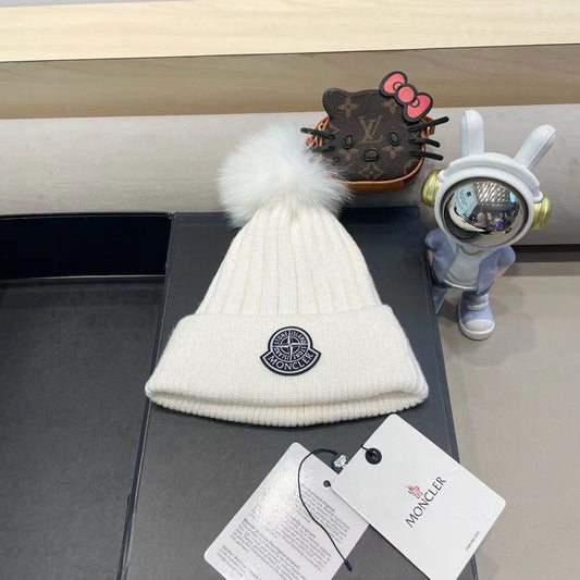 Bonnet Moncler Blanc