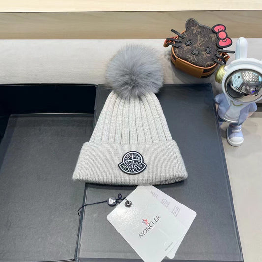 Bonnet Moncler Gris