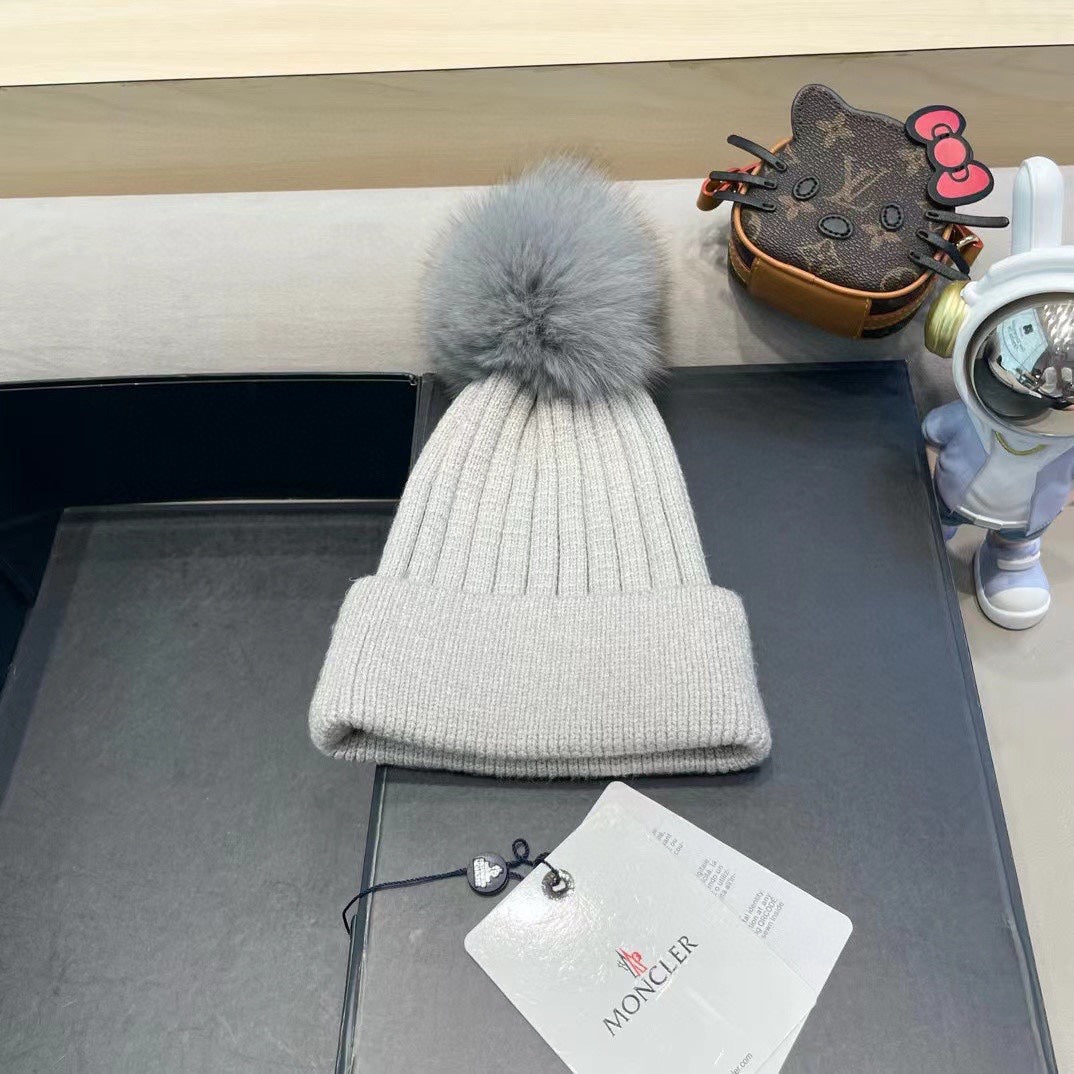Bonnet Moncler Gris
